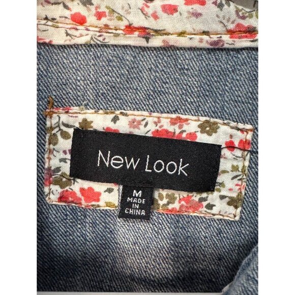 New Look Girls Demin Vest Jacket Medium - Picture 3 of 9